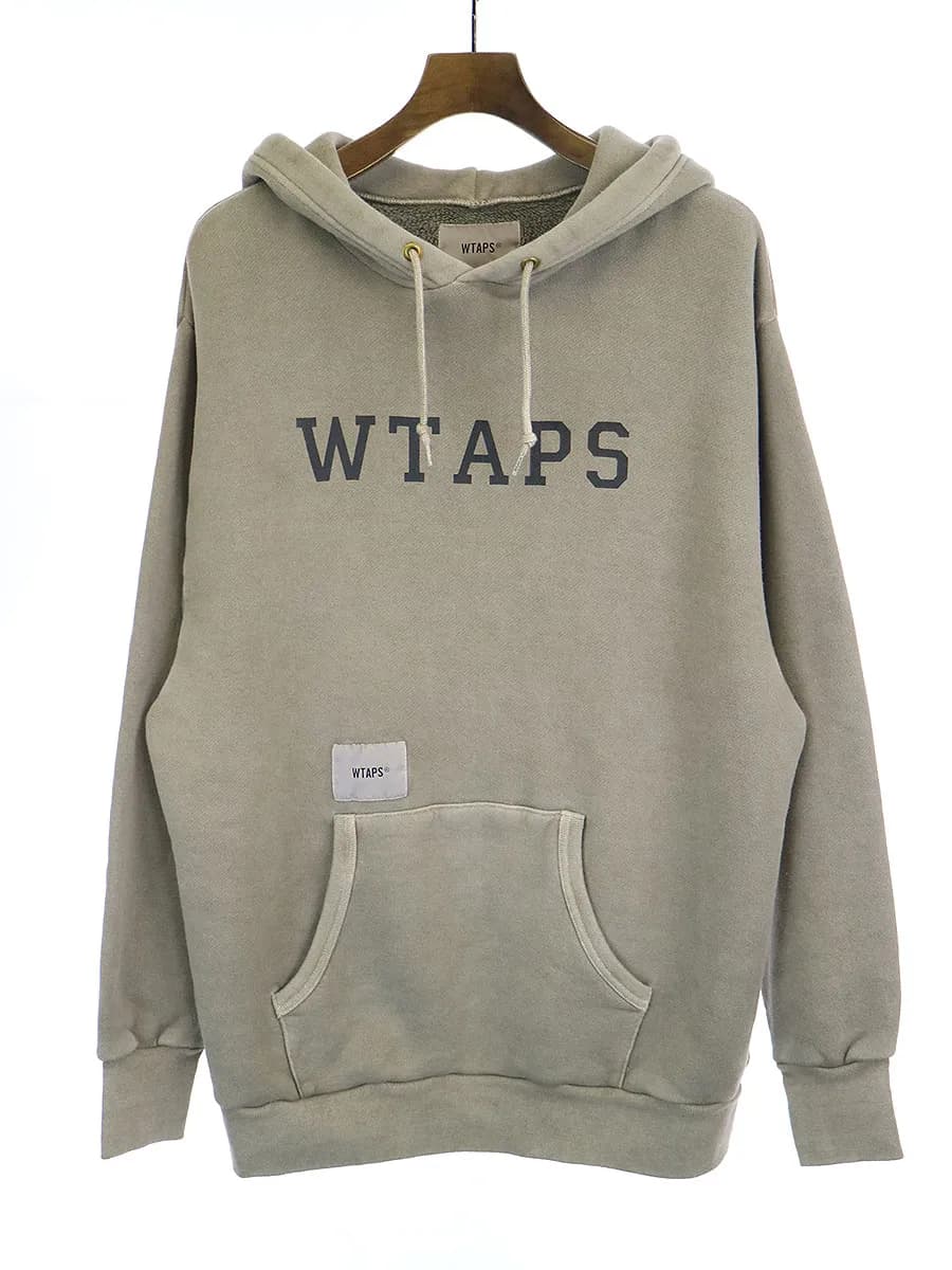 WTAPS ダブルタップス 19AW COLLEGE DESIGN HOODED パーカー