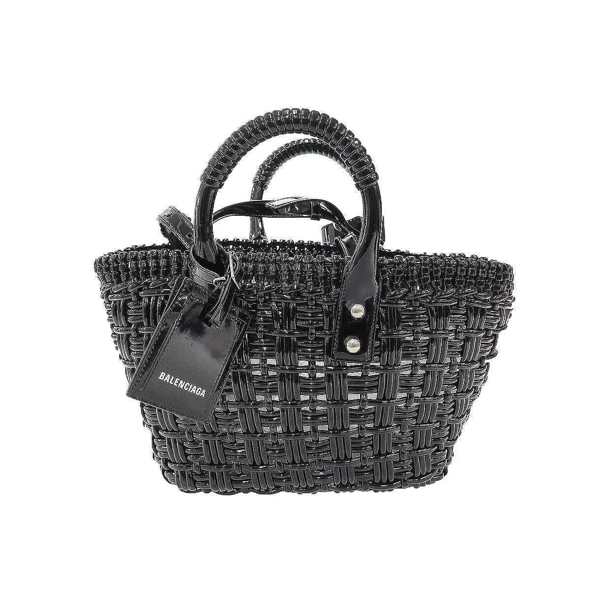 BALENCIAGA バレンシアガ ビストロ PVCバスケットショルダーバッグ 671342