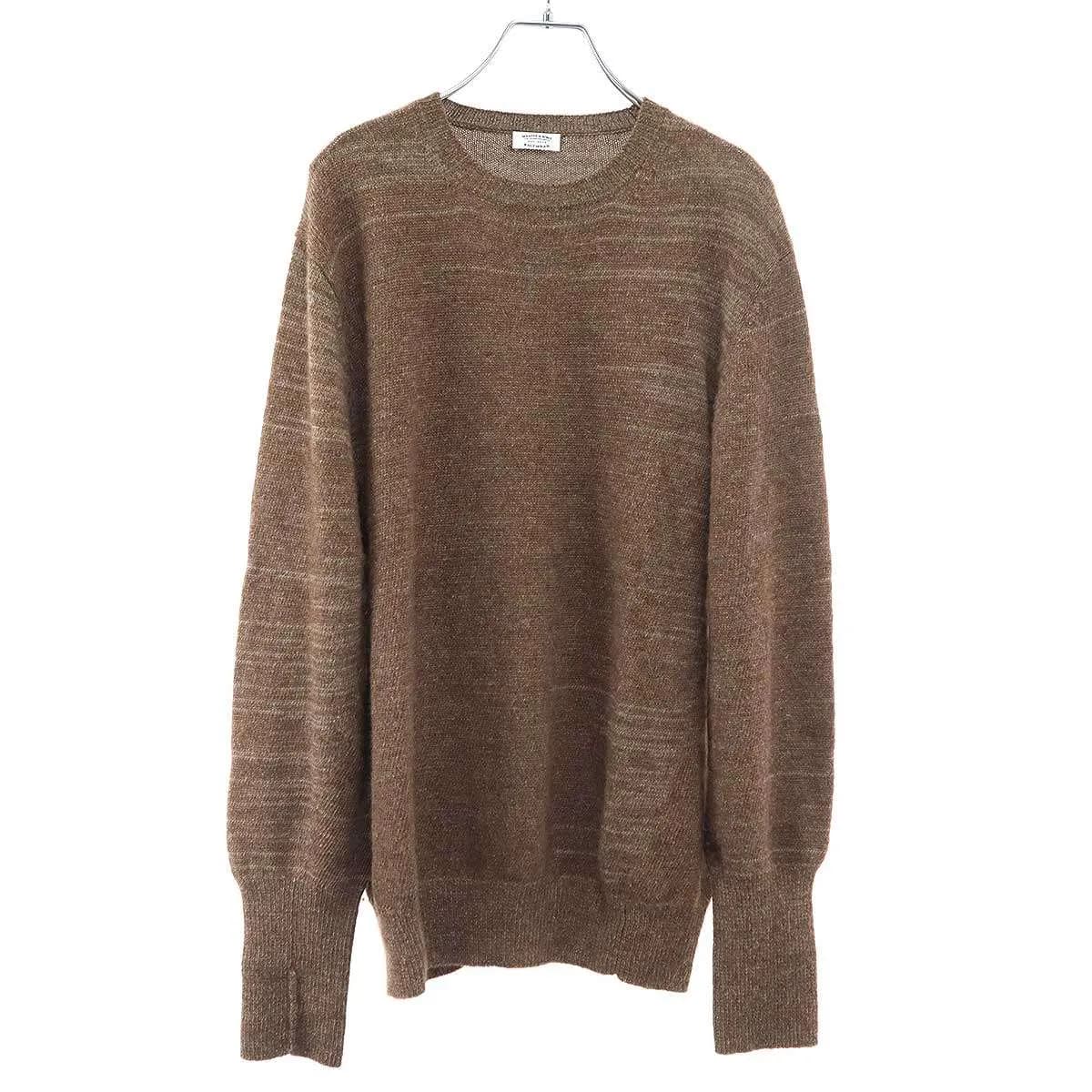 MAATEE&SONS マーティーアンドサンズ 24AW RBALAPACA カシミヤミンクニットセーター MT4303-0106A