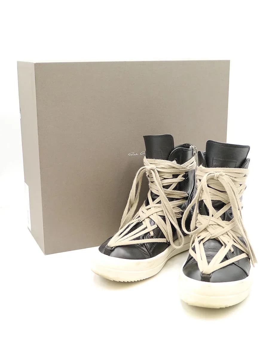 Rick Owens リックオウエンス 20SS SNEAKERS レザーハイカットスニーカー