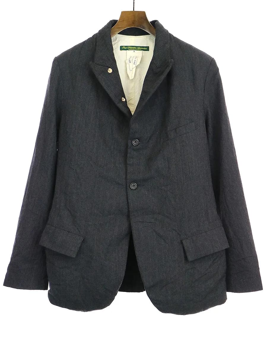 Paul Harnden ポールハーデン シューメーカーズ Wool Blazer ヘリンボーンストライプウールブレザージャケット