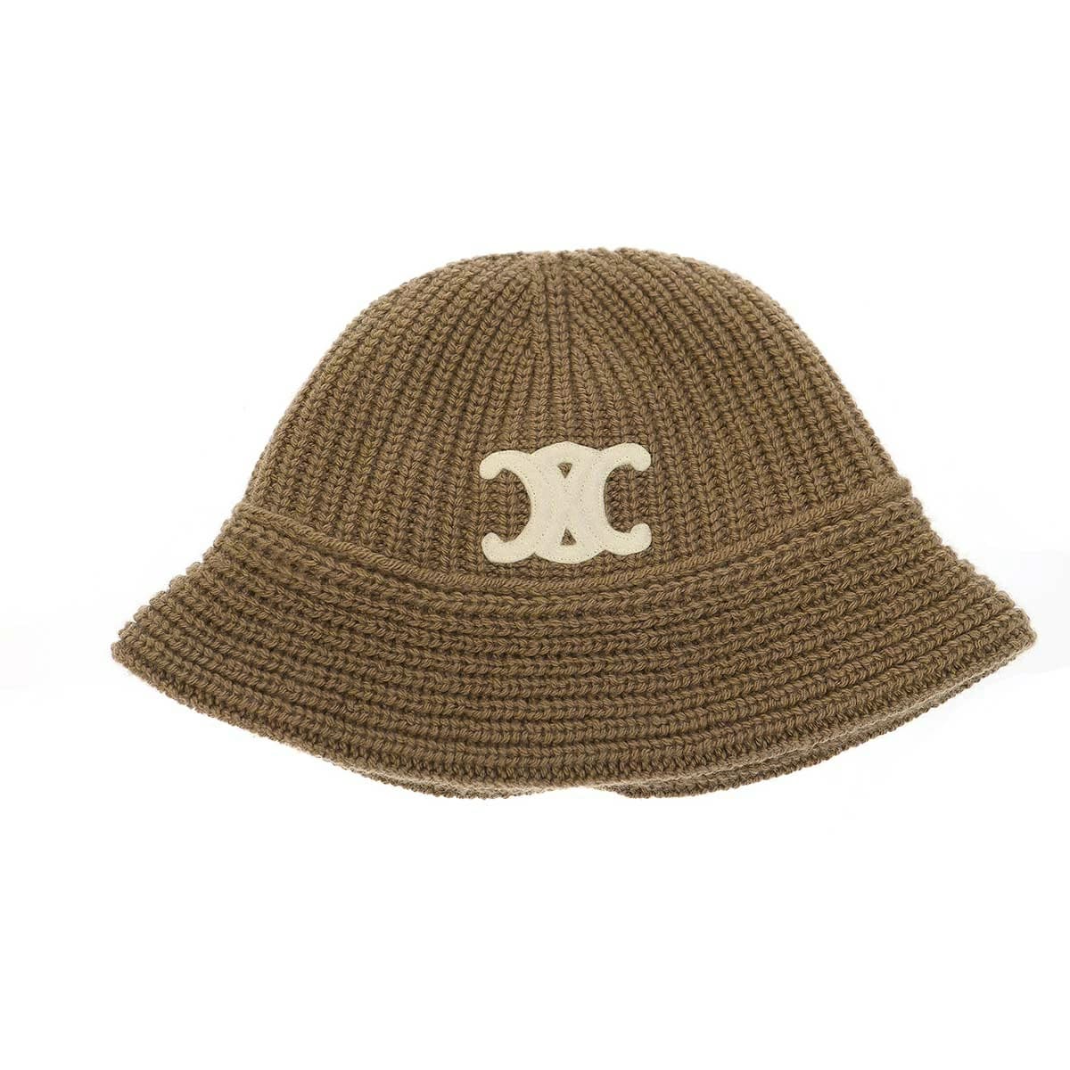 CELINE セリーヌ Triomphe Cashmere Bucket Hat トリオンフカシミヤバケットハット 2A80T384D