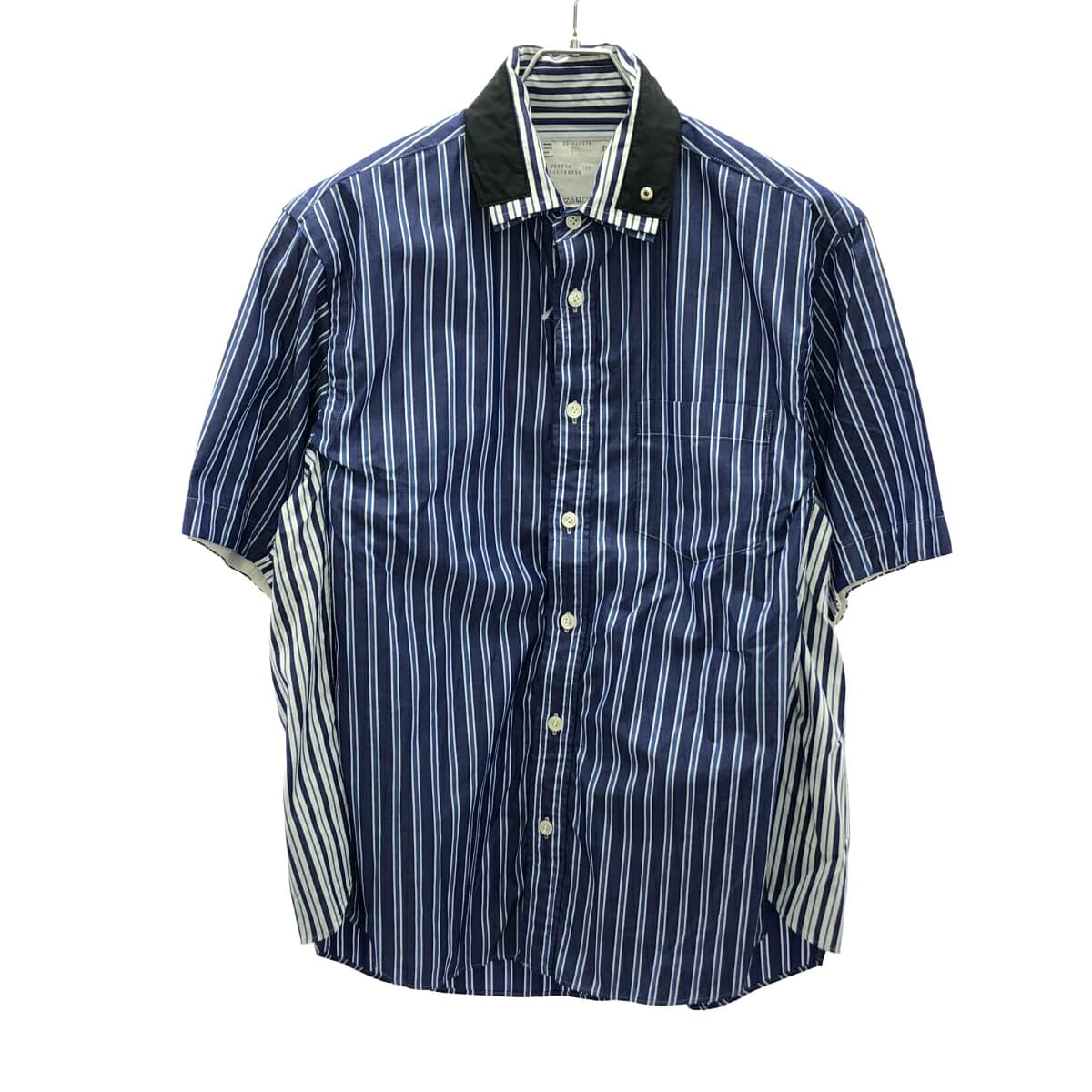 sacai サカイ 20SS SHORT SLEEVE POPLIN SHIRT ショートスリーブストライプシャツ 20-02307M