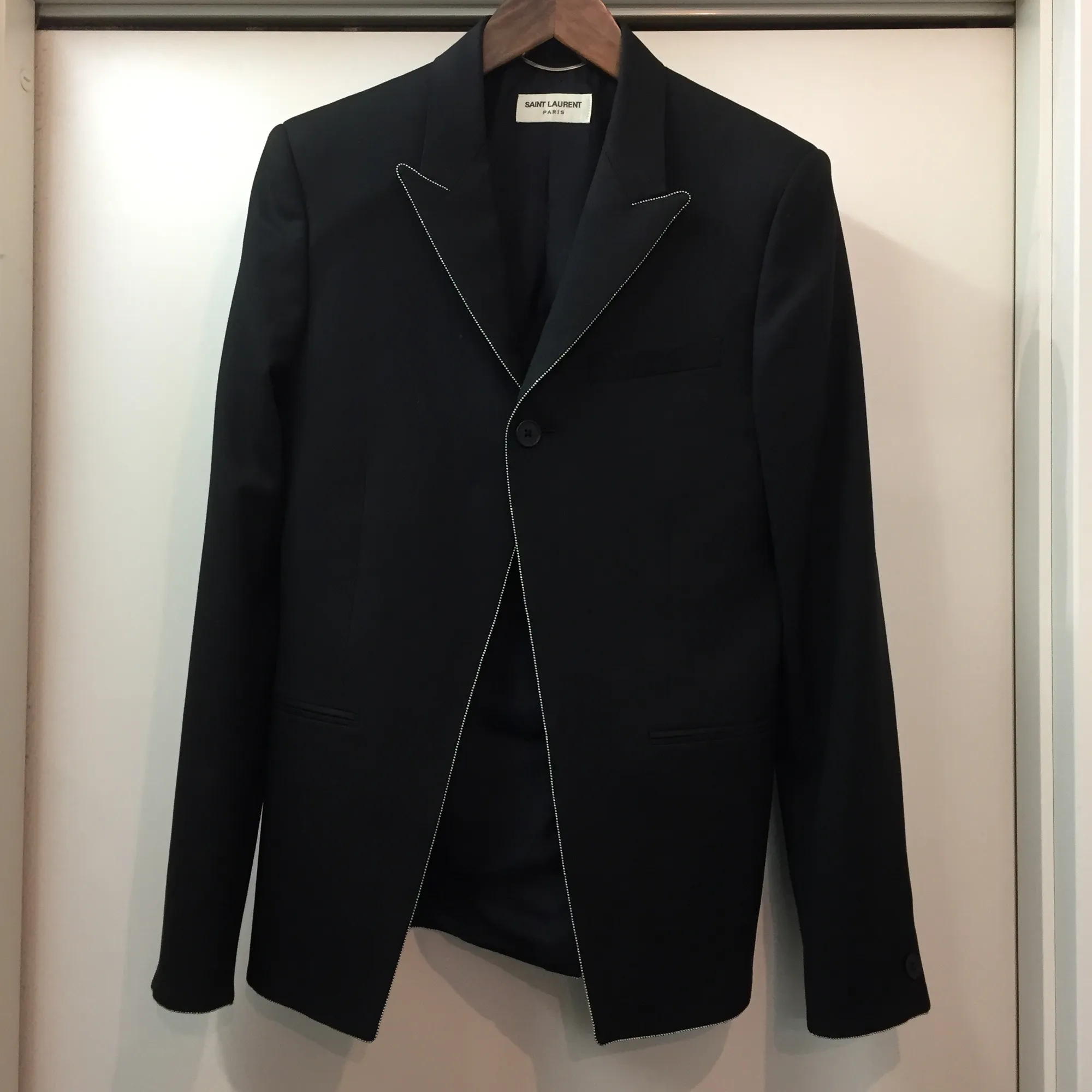 SAINT LAURENT SAINT LAURENT PARIS 13SS クリスタル装飾ジャケット
