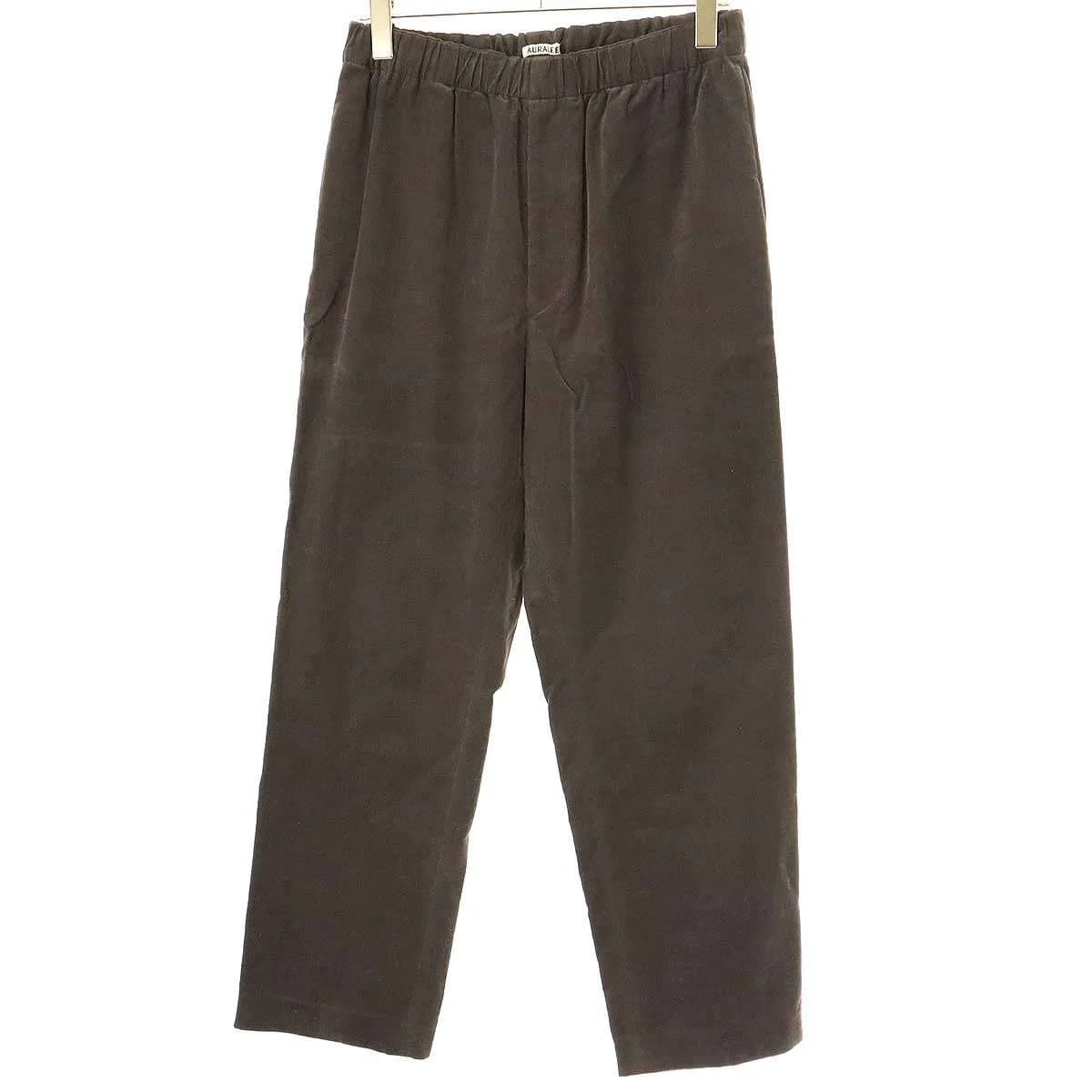 AURALEE オーラリー 22AW FINX LIGHT CORDUROY EASY SLACKS コーデュロイイージーパンツ A22AP03FC