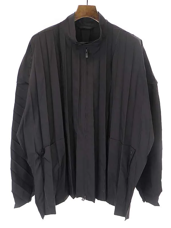 ISSEY MIYAKE オムプリセイッセイミヤケ 21AW プリーツエッジブルゾン