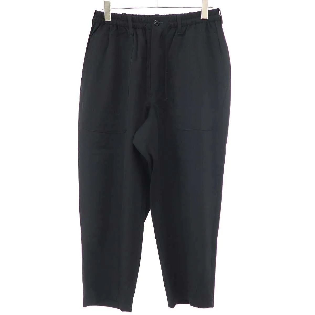 Yohji Yamamoto ヨウジヤマモト プールオム 16AW ウールギャバジンワイドイージーパンツ HR-P47-100
