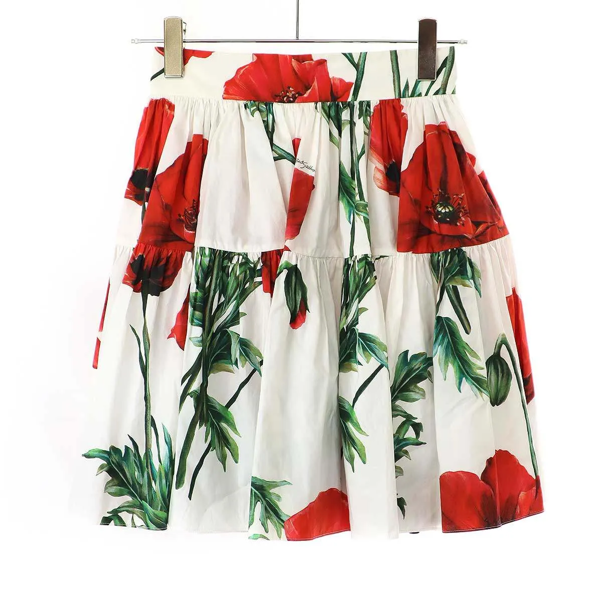 DOLCE&GABBANA ドルチェ&ガッバーナ HAPPY GARDEN フローラルプリントティアードスカート