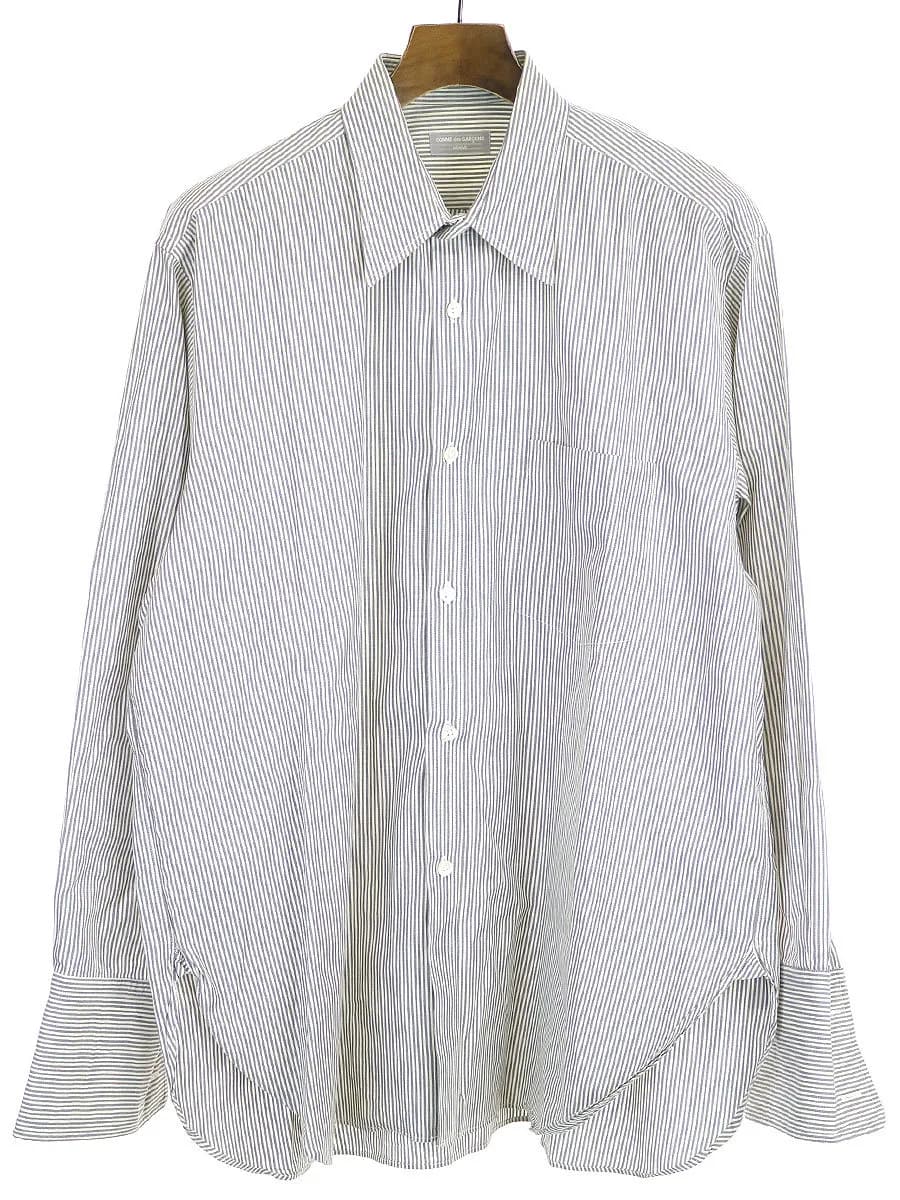 COMME des GARCONS コムデギャルソンオム ストライプ柄長袖シャツ