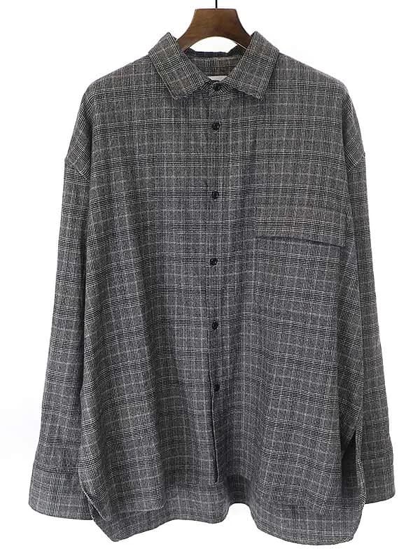 stein シュタイン 20AW OVERSIZED DOWN PAT SHIRT オーバーサイズガンクラブチェックシャツ