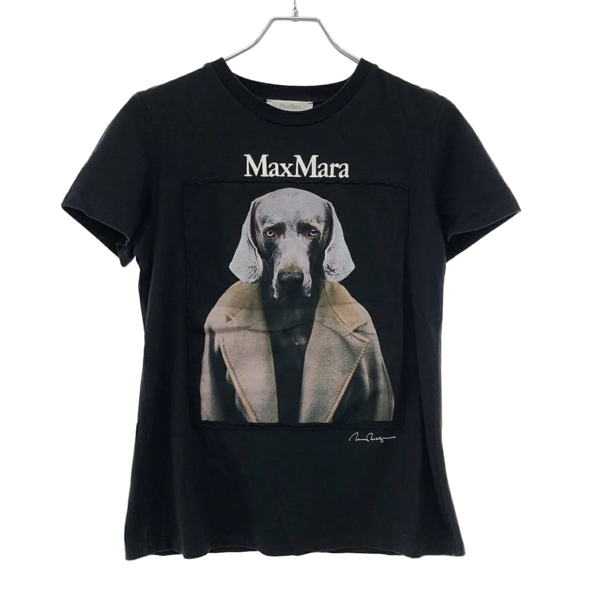 MAXMARA マックスマーラ MMドックプリントパッチワークTシャツ