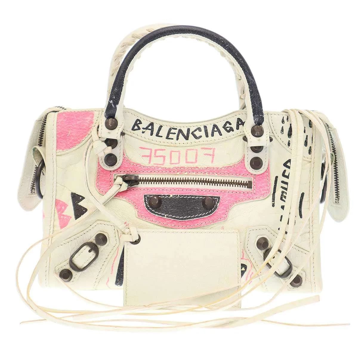BALENCIAGA バレンシアガ クラシック ミニシティ アグノー グラフィティ オールオーバー