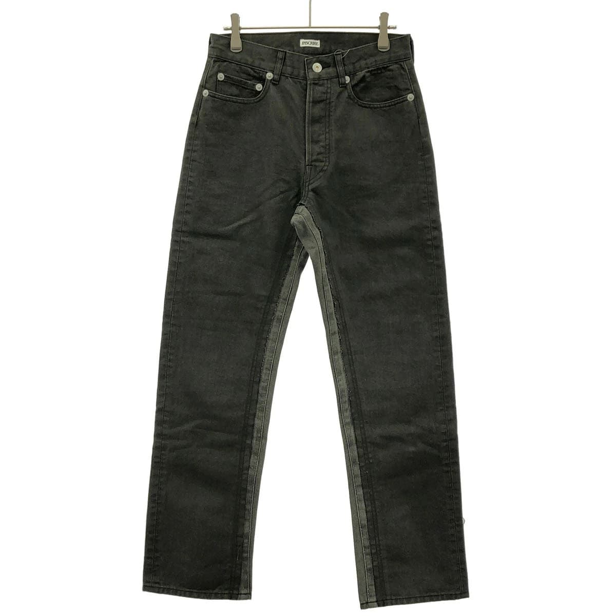 INSCRIRE アンスクリア 26SS Straight Patch Different Denim ストレートパッチデニムパンツ ID-PT05