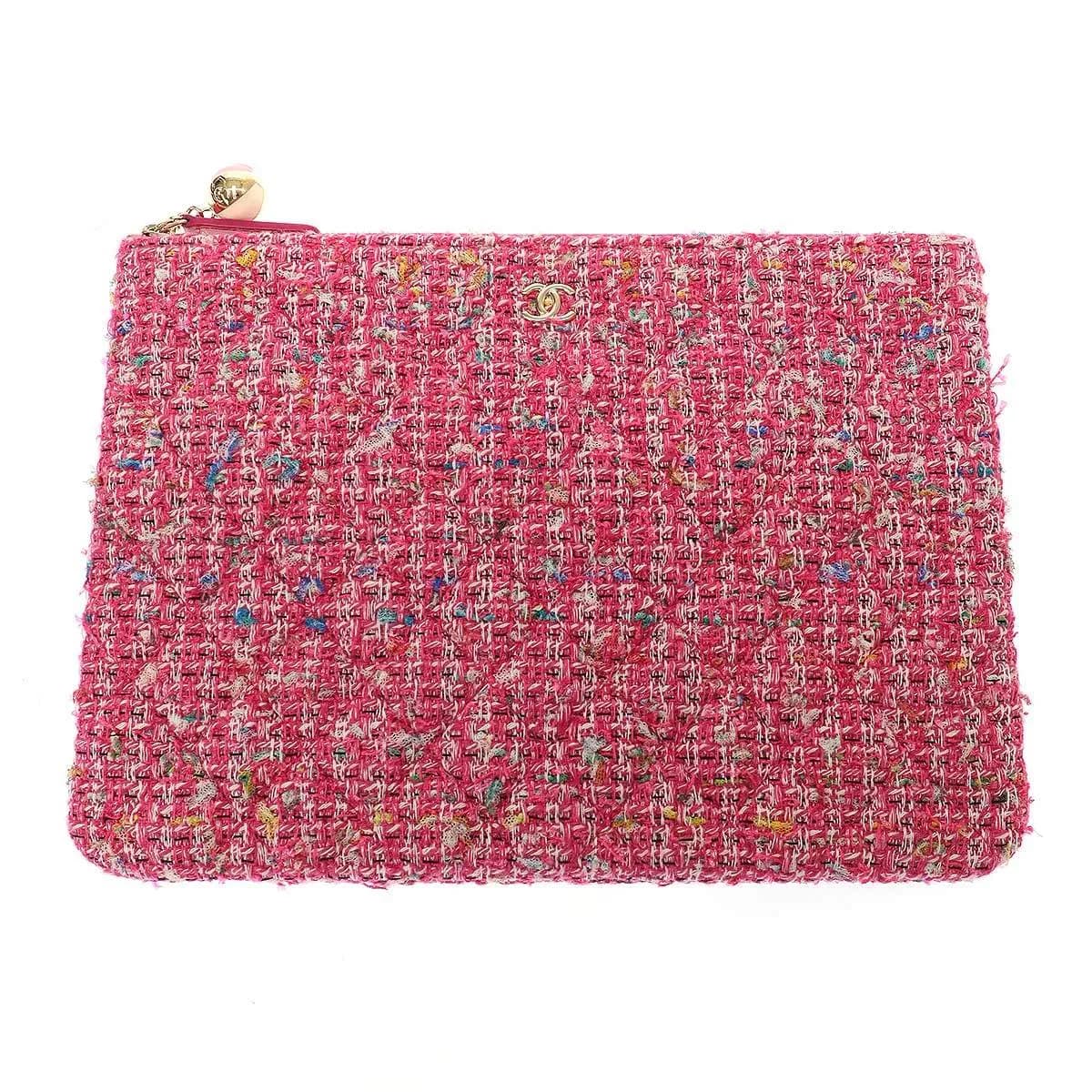 CHANEL シャネル 2019 Fancy Tweed Clutch Bag ファンシーツイードクラッチバッグ