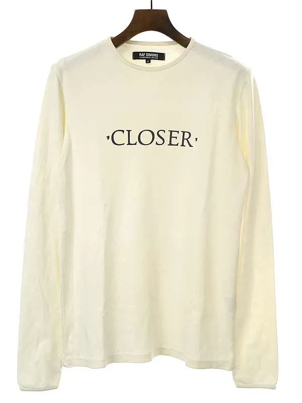 RAF SIMONS ラフシモンズ 2003AW CLOSER ロングスリーブカットソー