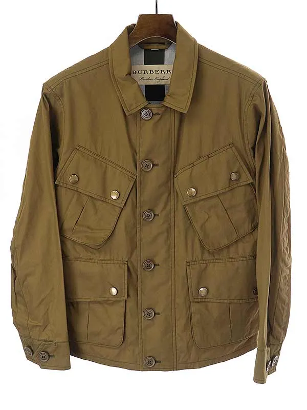 BURBERRY バーバリーロンドン 20AW フラップポケットコットンミリタリージャケット