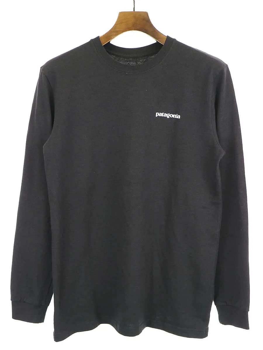 patagonia パタゴニア バックロゴプリントロングスリーブTシャツ