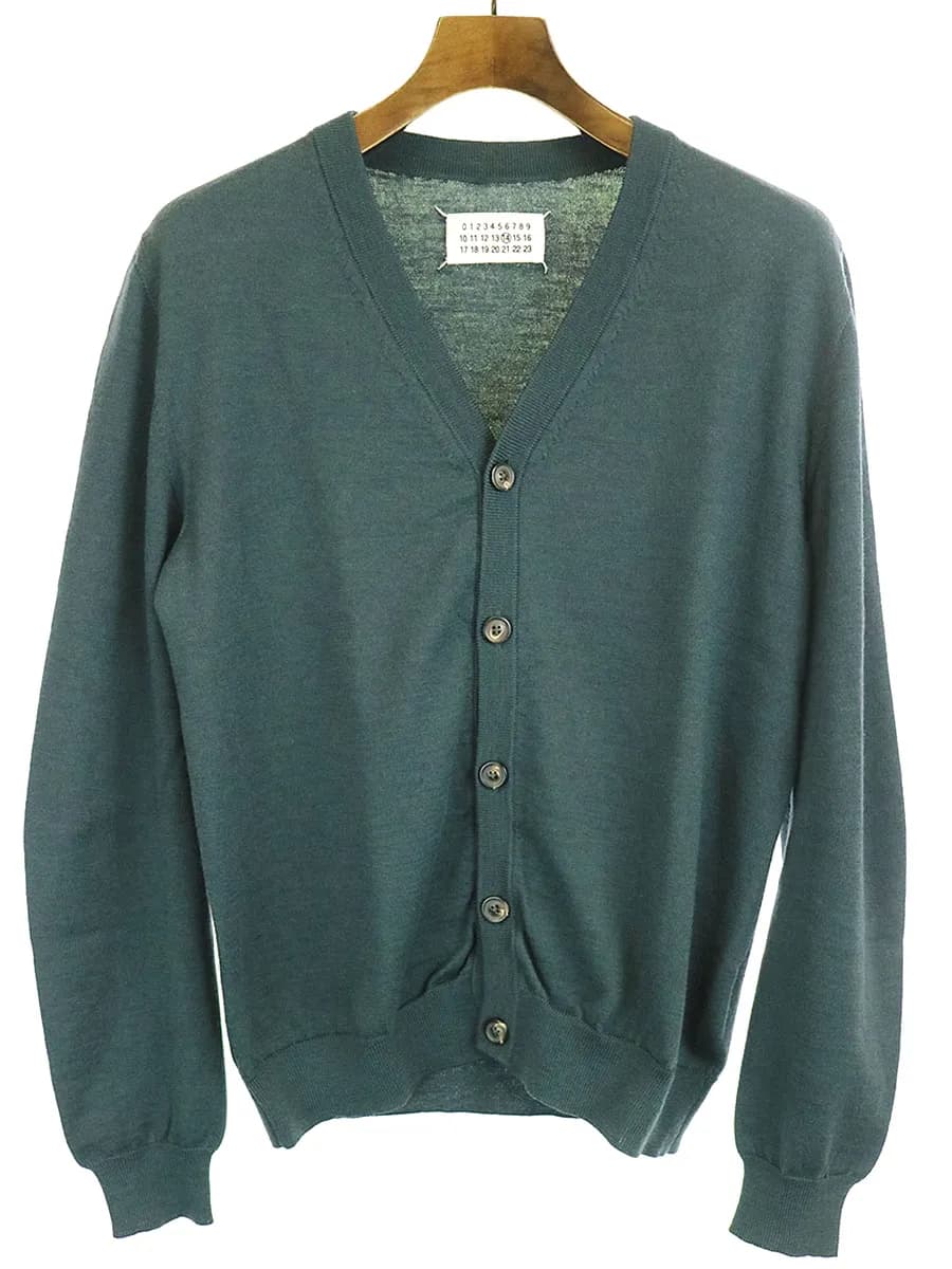 Maison Margiela メゾン マルタン マルジェラ14 09AW ウールニットカーディガン