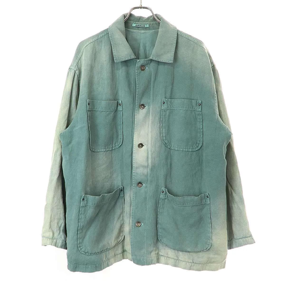 AURALEE オーラリー 22SS WASHI DUCK CANVAS BLOUSON カバーオールジャケット A22SB01WD