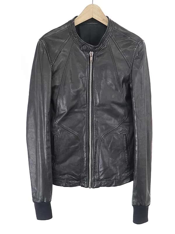 Rick Owens リックオウエンス インターシャラムレザーライダースジャケット
