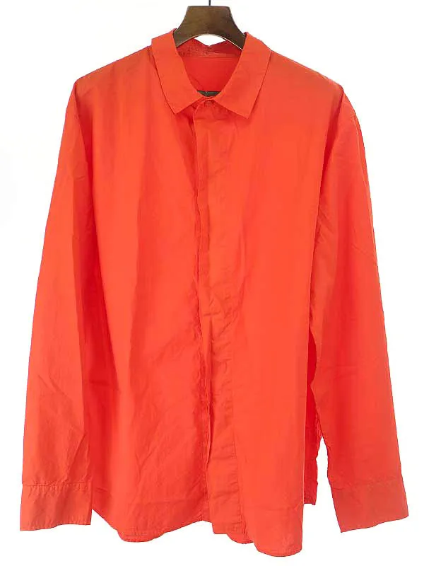 CASEY CASEY ケイシー ケイシー 20SS GARDEN SHIRT-TATA ロング比翼シャツ