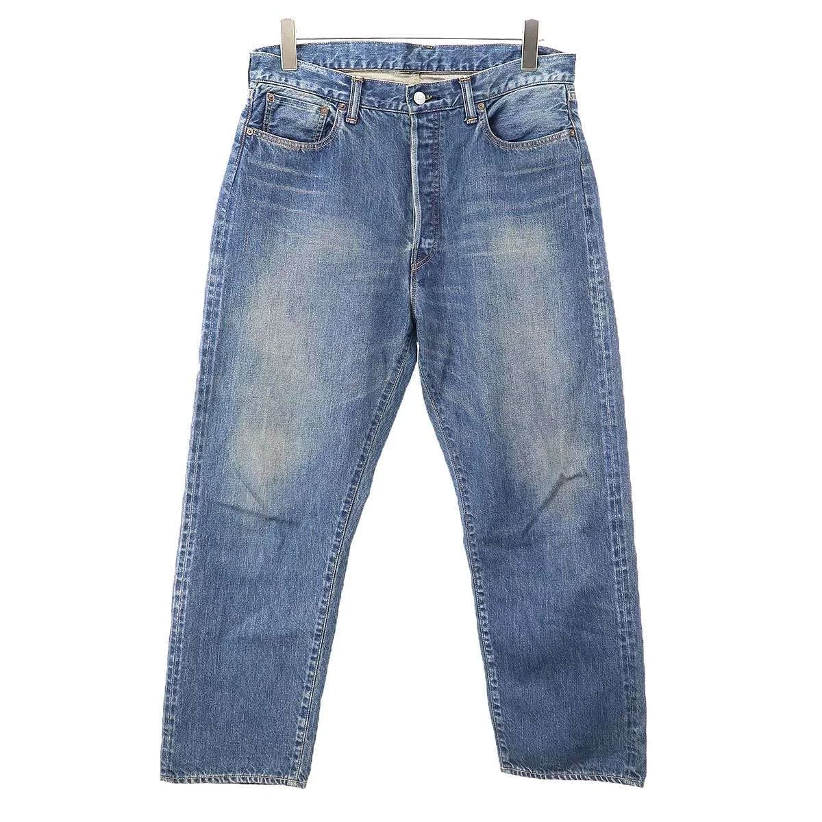 A.PRESSE ア プレッセ Washed Denim Wide Pants デニムパンツ AP-4002