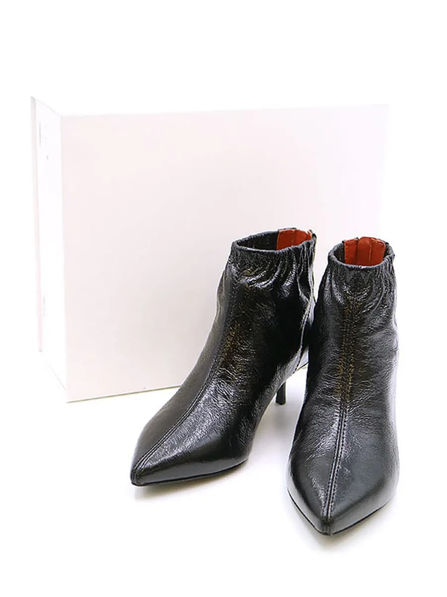 3.1 Phillip Lim スリーワンフィリップリム 17AW KITTEN BOOTIE ショートレザーアンクルブーツ