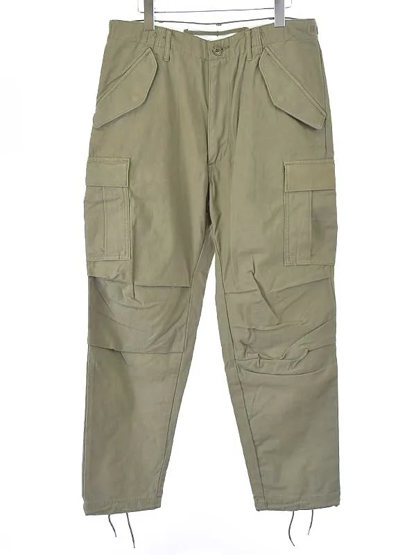 DESCENDANT ディセンダント 20SS D-65M SATIN TROUSERS カーゴパンツ