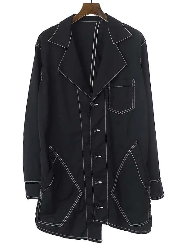 sulvam サルバム 21AW Chain stitch long shirt チェーンステッチロングシャツ