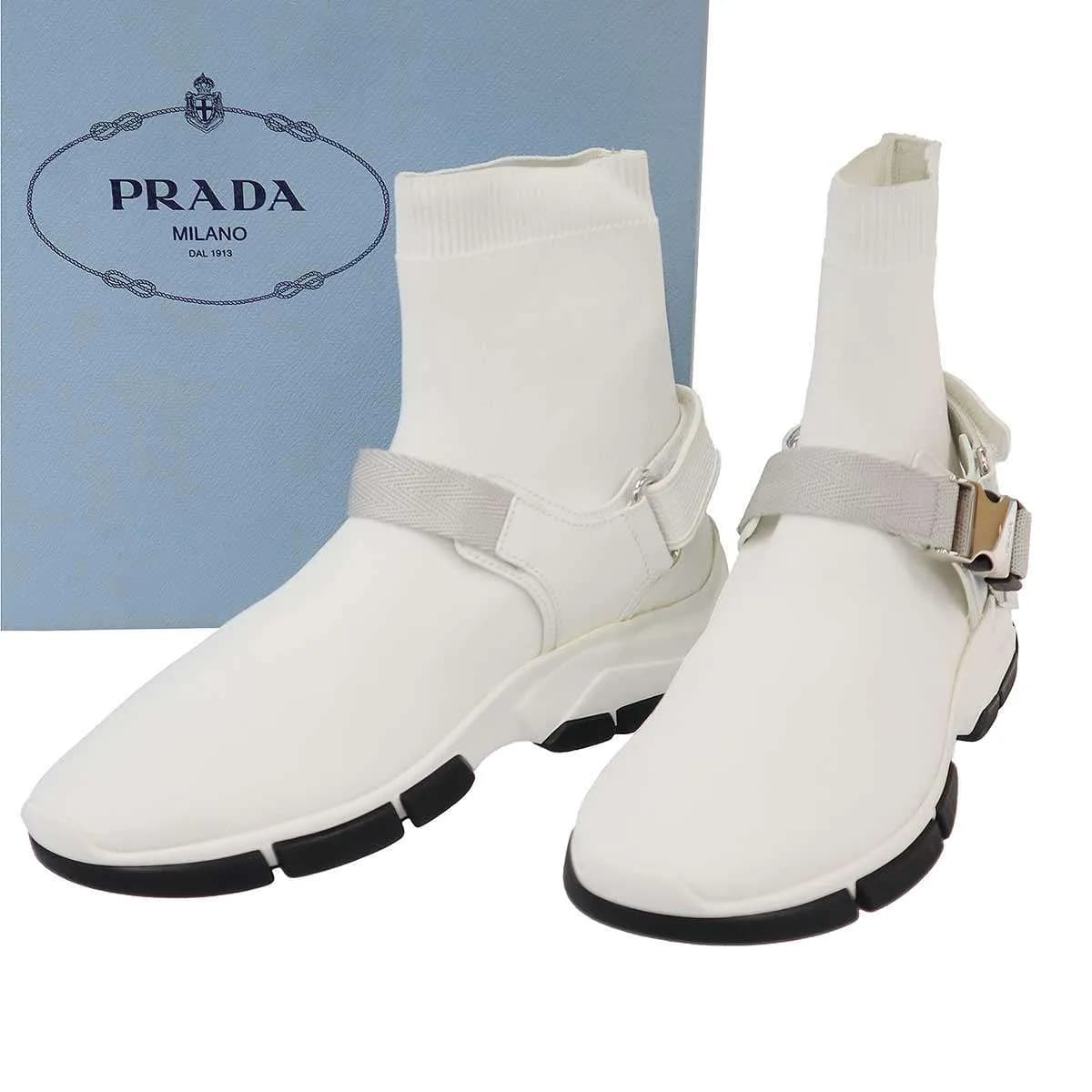 PRADA プラダ ソックスベルテッドスニーカー 1T942I
