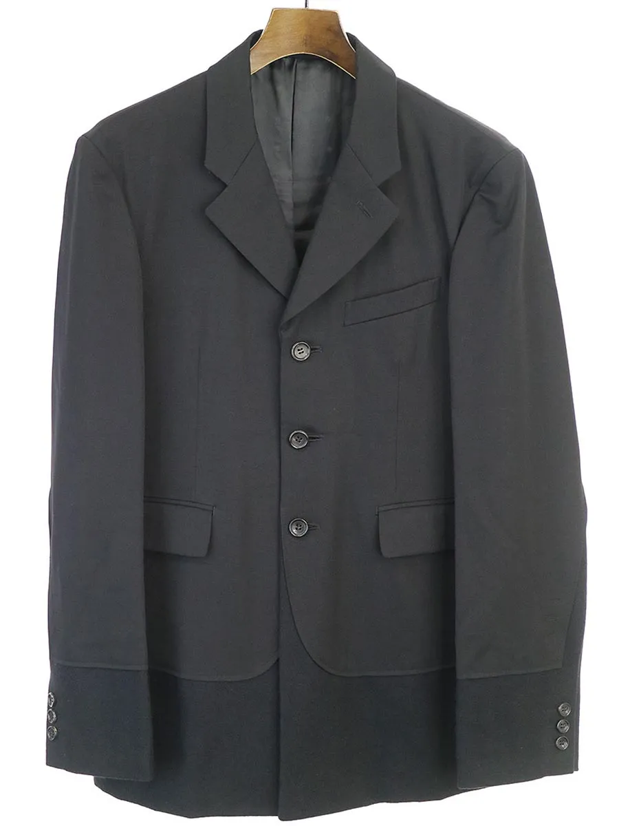 COMME des GARCONS コムデギャルソン オム プリュス 2000AW Docking Rock ハトメスタッズ3Bジャケット