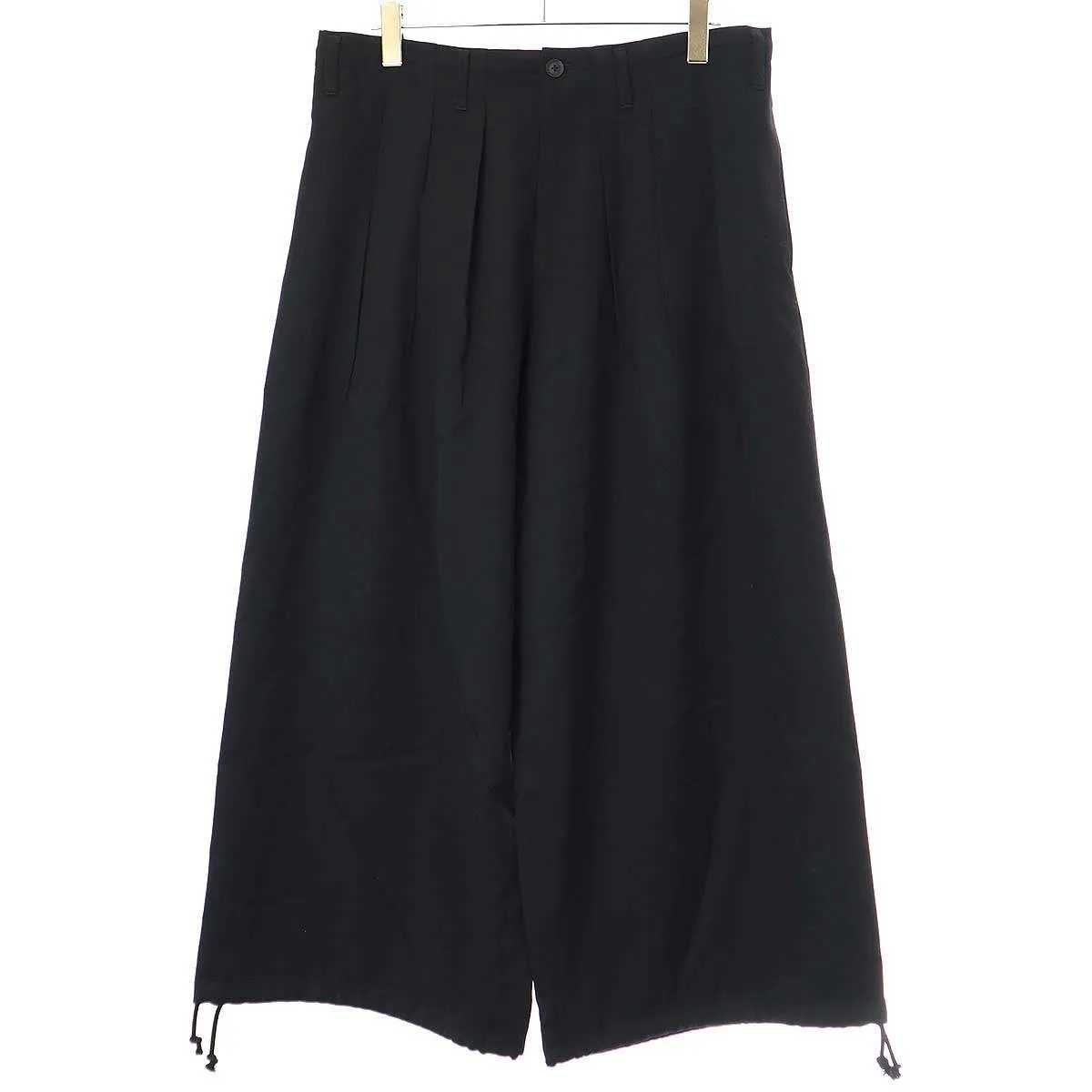 Yohji Yamamoto ヨウジヤマモト プールオム 22SS ウールギャバジン 細バルーンパンツ HG-P16-100