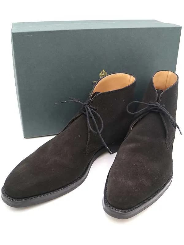Crockett&Jones クロケット&ジョーンズ tetbury suede LAST348 スエードチャッカブーツ