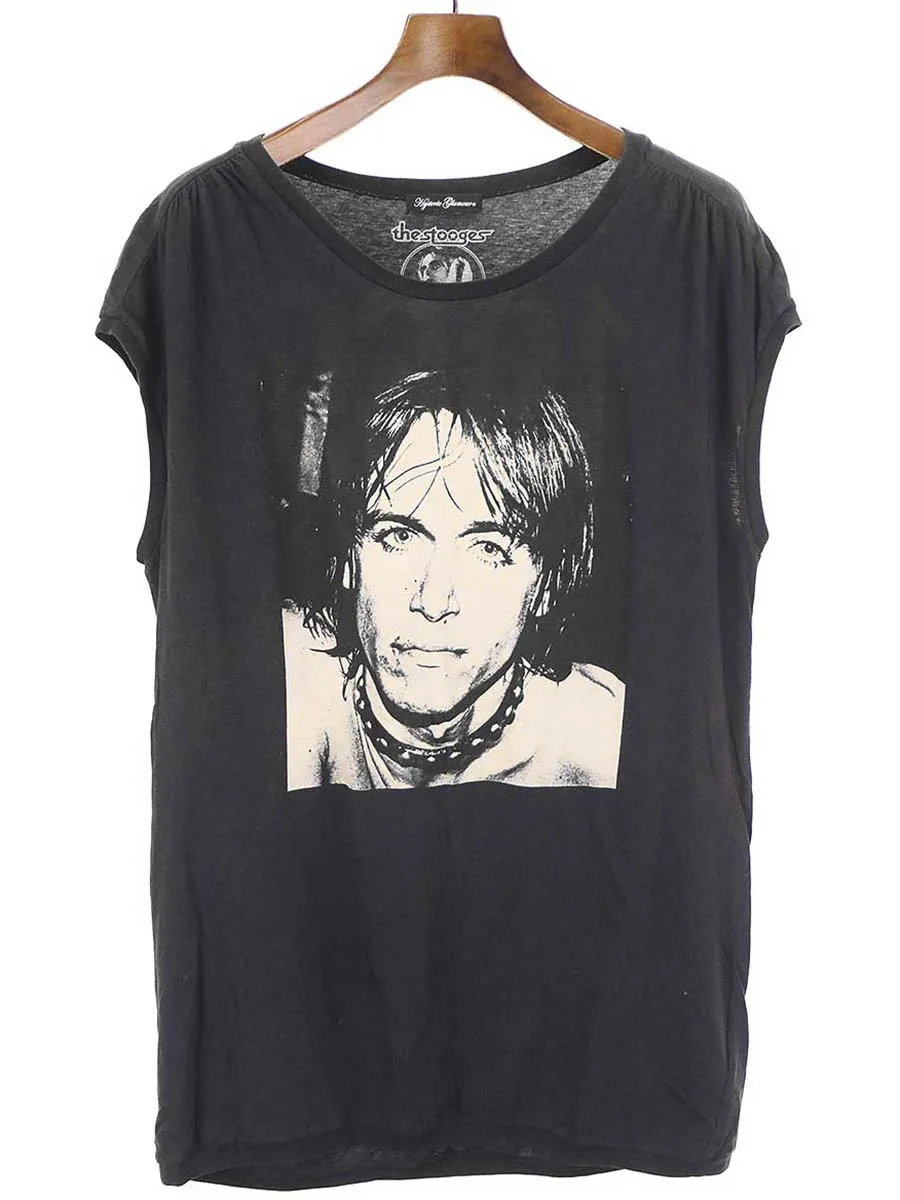 HYSTERIC GLAMOUR ヒステリックグラマー the stooges プリントノースリーブカットソー