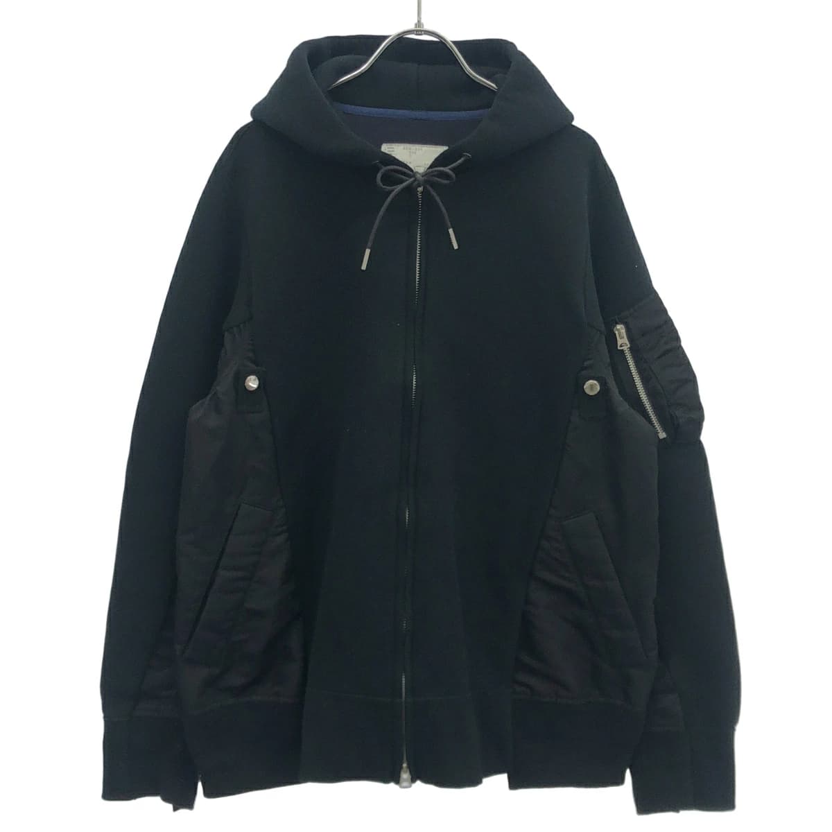 sacai サカイ Sponge Sweat×MA-1 Hoodie スポンジパーカー SCM-036