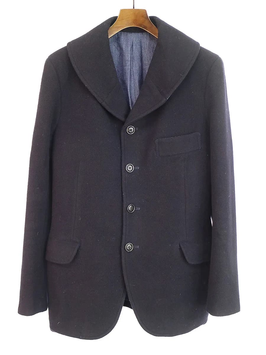 Yohji Yamamoto ヨウジヤマモトプールオム 襟ワッフル4Bジャケット