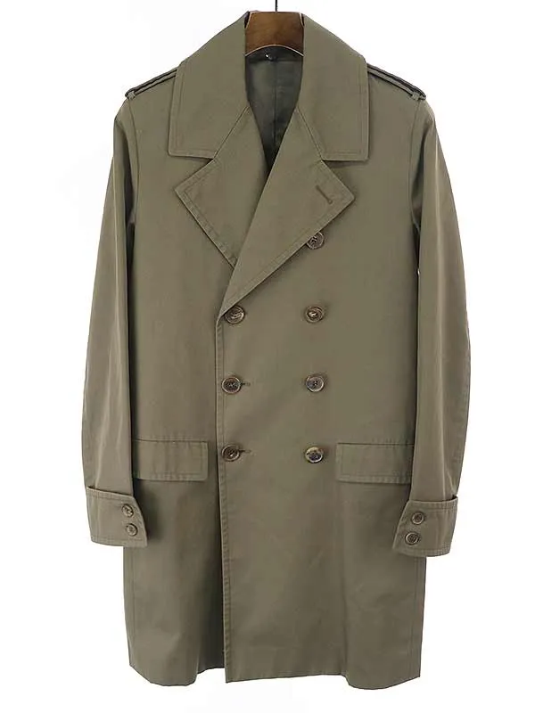 Dior HOMME ディオールオム 07SS コットンポリエステルトレンチコート