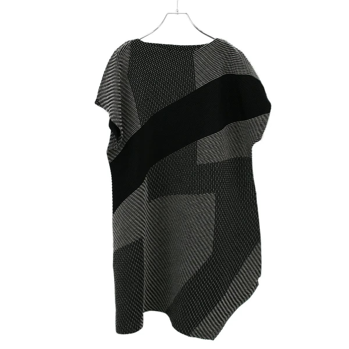 ISSEY MIYAKE イッセイミヤケ 20SS ショートスリーブプリーツデザインワンピース IM02FH687