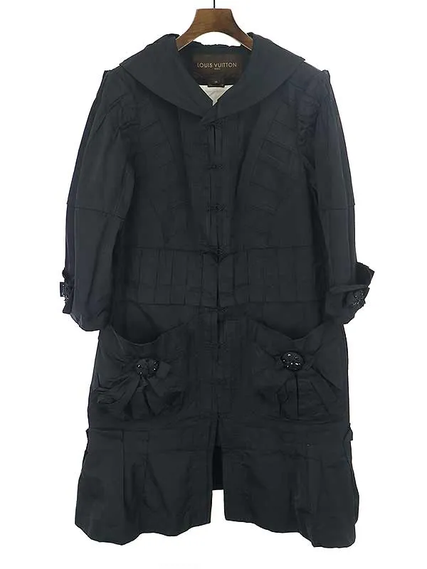 LOUIS VUITTON ルイヴィトン 08SS ビジューリボンデザインコート