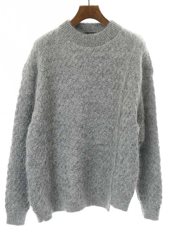 UNUSED アンユーズド 22AW 7G mohair pull over knit モヘアニットセーター