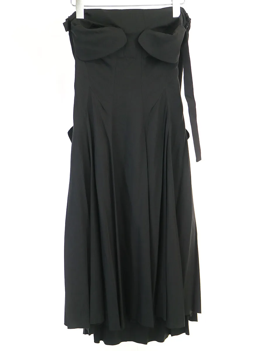 Yohji Yamamoto ヨウジヤマモト ファム 13SS シルクドレスワンピース