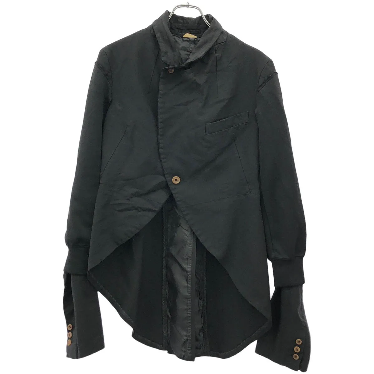COMME des GARCONS コムデギャルソン 14AW ポリエステル縮絨ジャージーコンビジャケット GN-J028