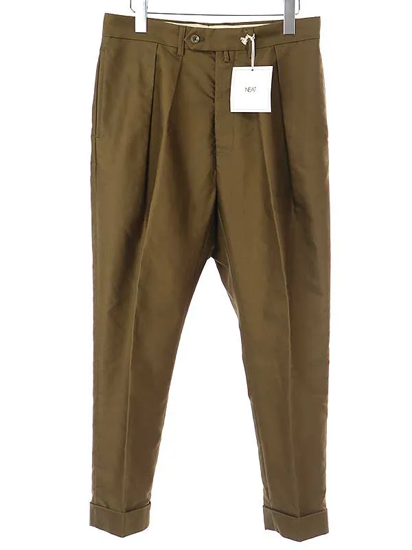 NEAT ニート HOP SACK TAPERED PANTS ホップサック テーパードスラックスパンツ