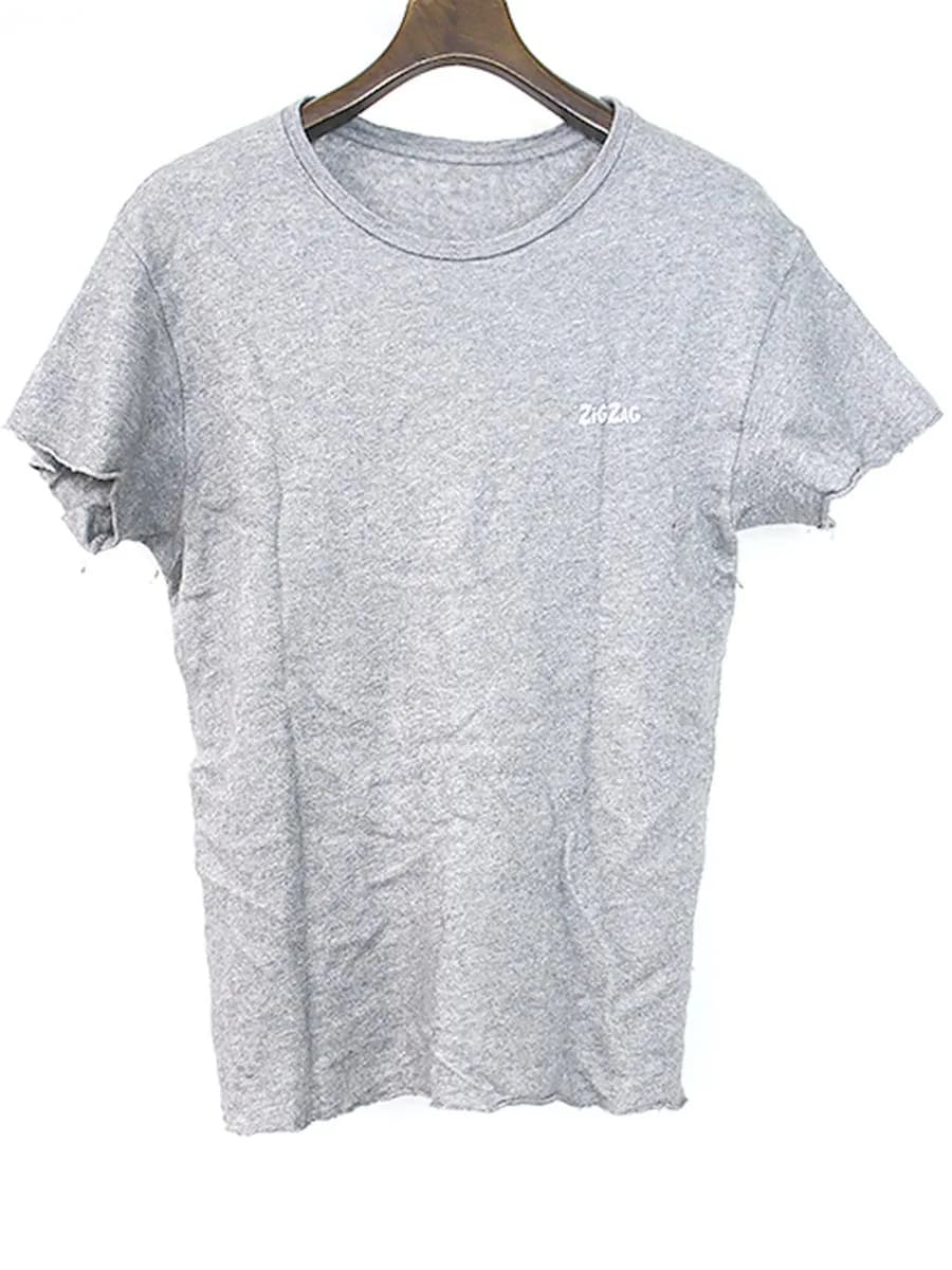 The Elder Statesman ジ エルダーステイツマン ZiGZAG シルク混カシミヤニットTシャツ