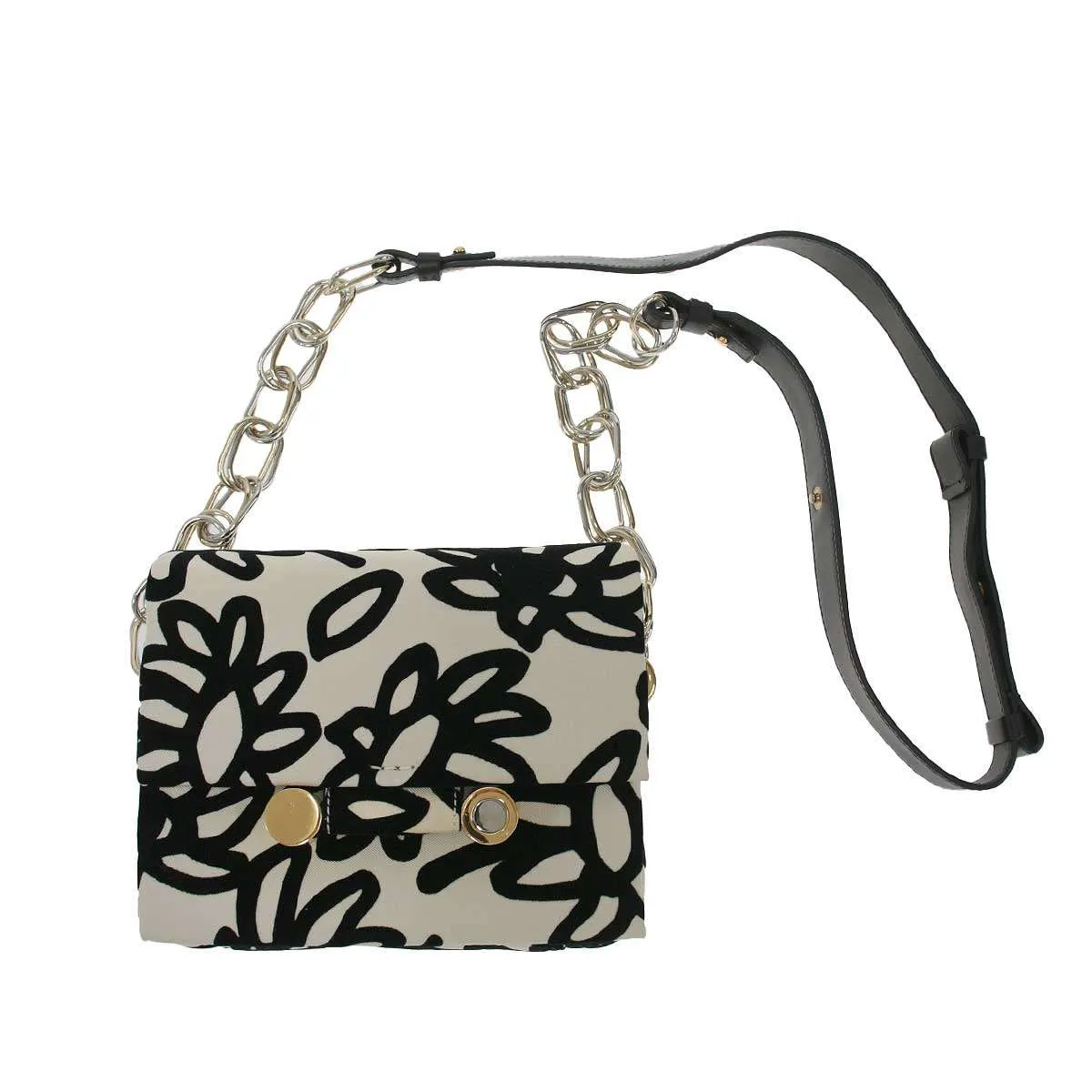 MARNI マルニ× フランクナヴィン Trunkaroo トランカルー フロッキーフラワーチェーンショルダーバッグ