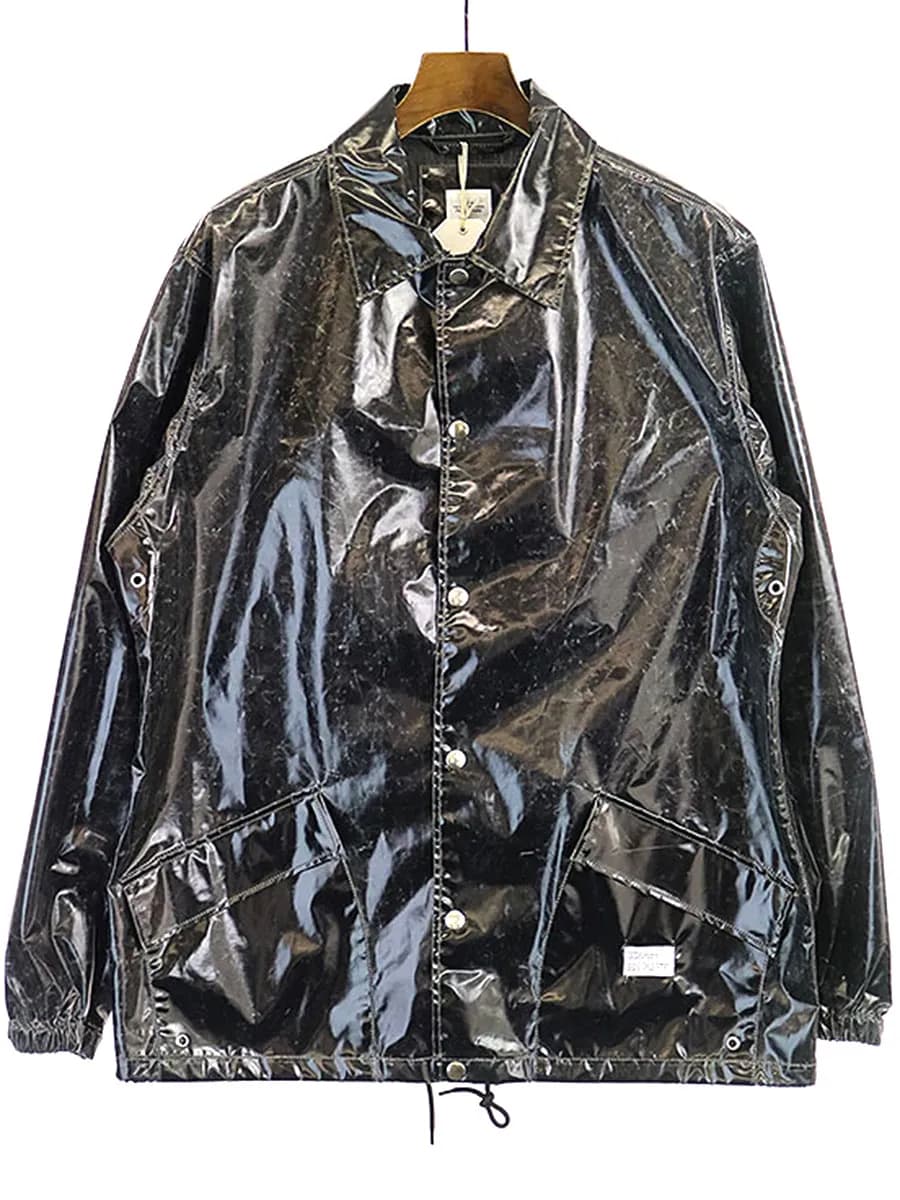 BEDWIN ベドウィン 19SS COACHES JACKET "JILL" 箔加工TCポプリンバックロゴプリントコーチジャケット