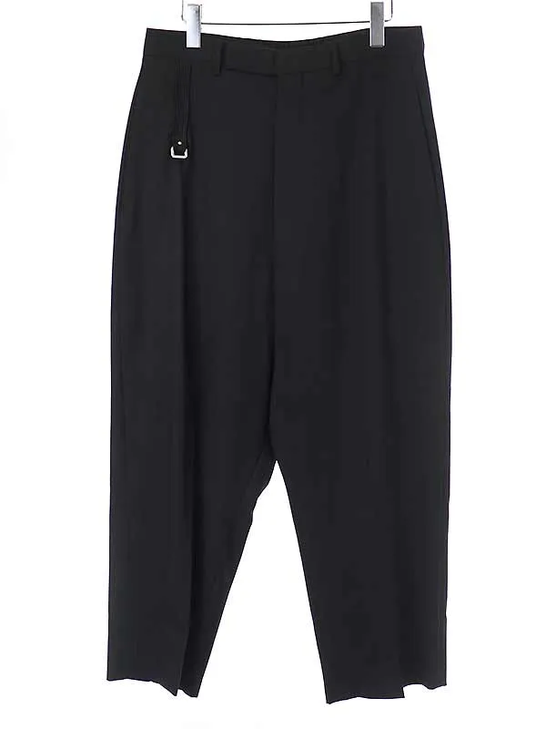 Rick Owens リックオウエンス 19SS ストラップ付きウールギャバジンサルエルパンツ