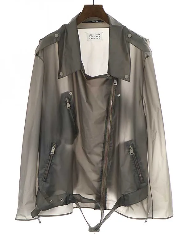 Maison Margiela メゾン マルタン マルジェラ 1 19SS オーバーサイズポリウレタンライダースジャケット