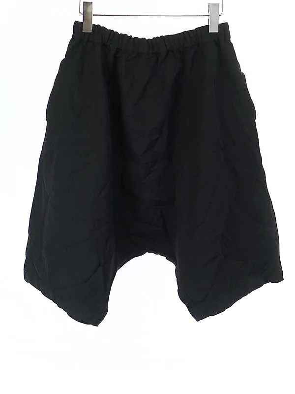 COMME des GARCONS ブラック コムデギャルソン 11SS コットンポリエステルサルエルショーツ