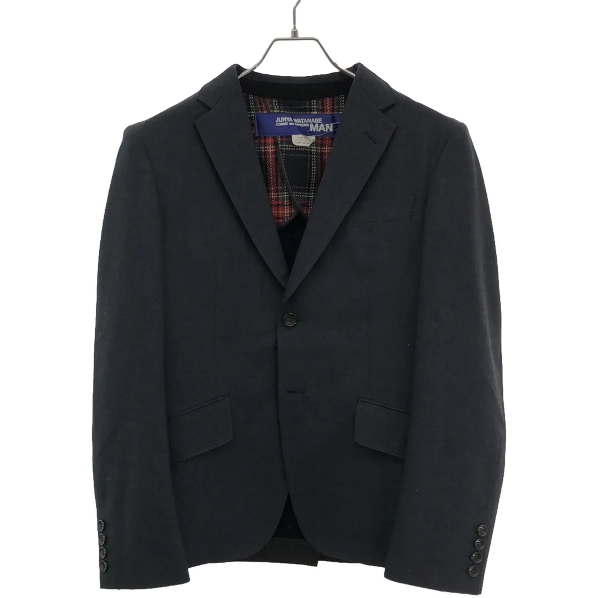JUNYA WATANABE ジュンヤワタナベ コムデギャルソンマン 14AW カウレザー切替テーラードジャケット